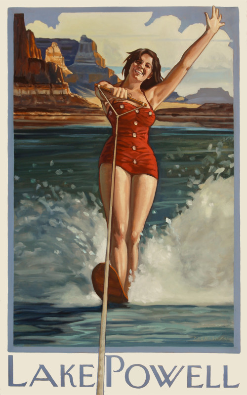Dennis Ziemienski, Skiing Lake Powell