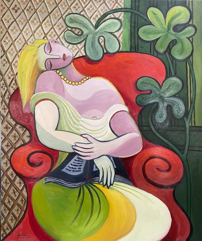 Erik Renssen, Size L | Woman taking a nap, 2025