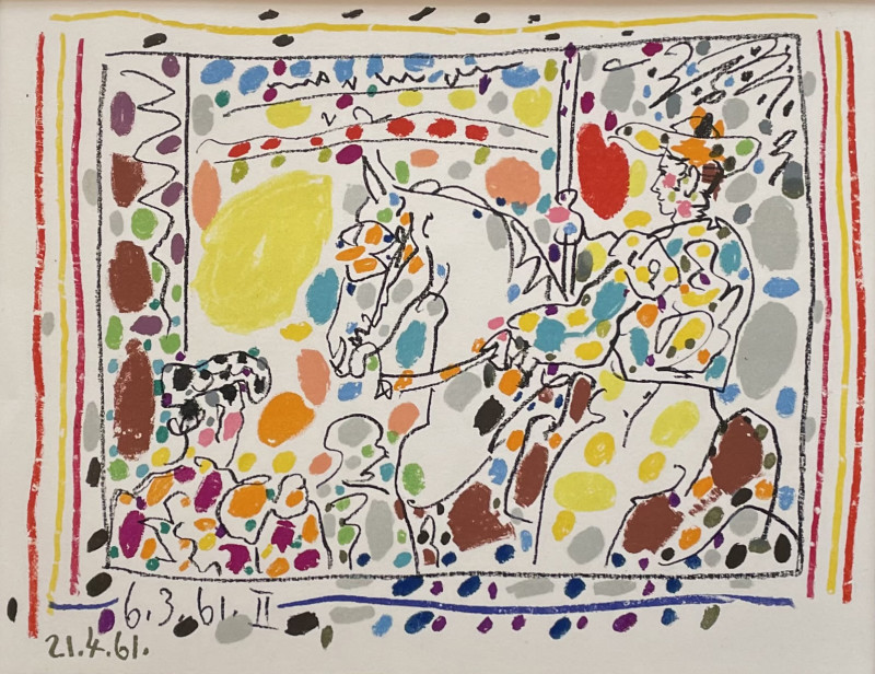 Pablo Picasso, Toros, Le picador II, 1961
