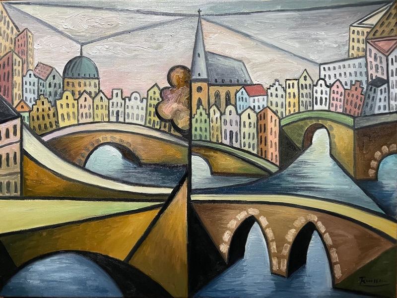 Erik Renssen, Size L | View on Amsterdam, 2025