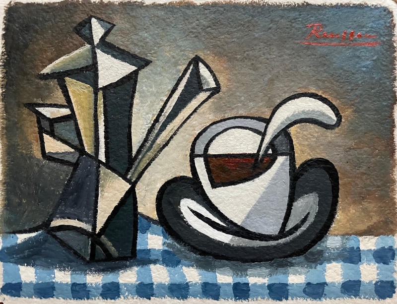 Erik Renssen, Size S | Coffee pot with cup and saucer, 2024