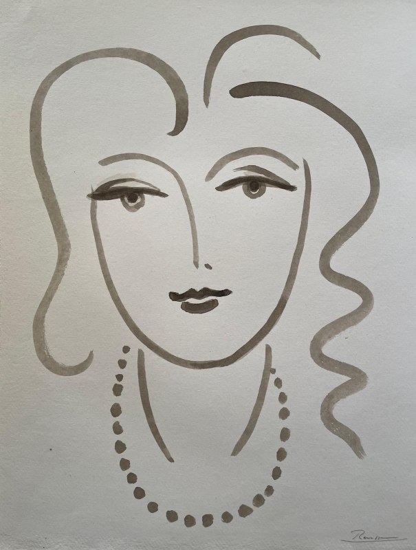 Erik Renssen, Size S | Woman with necklace , 2025