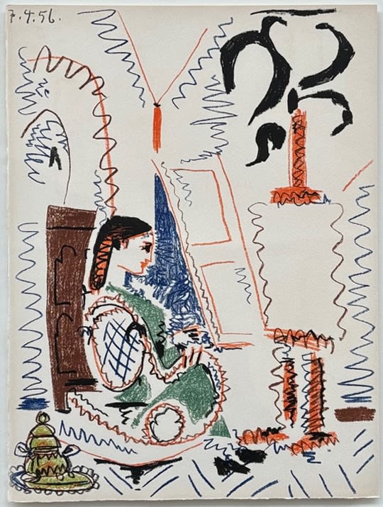 Pablo Picasso, The Cannes Studio | State I, 1956