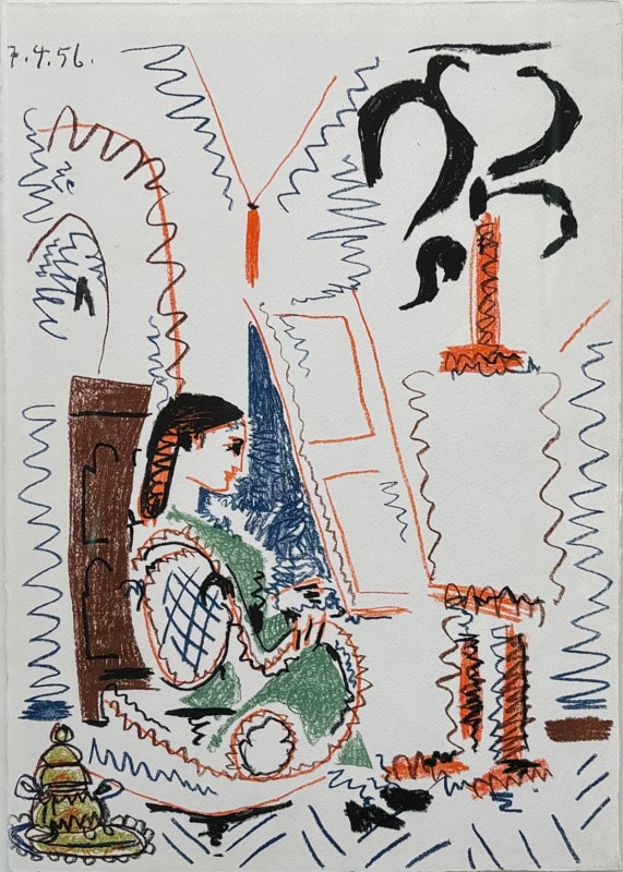 Pablo Picasso, The Cannes Studio | State I, 1956