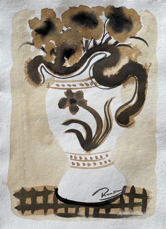 Erik Renssen, Size M | Flowers in a pitcher, 2025