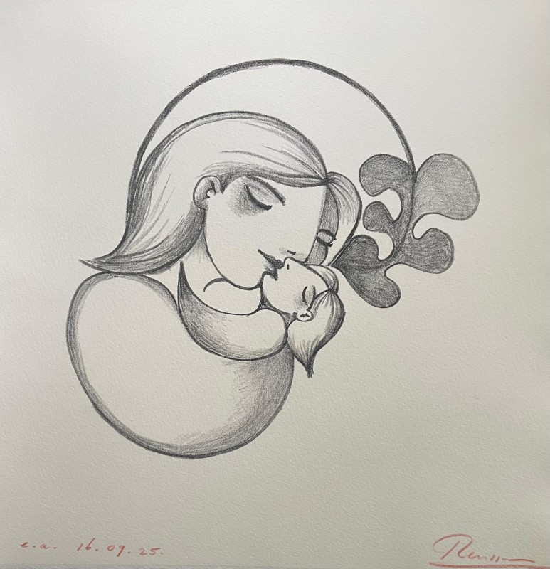 Erik Renssen, Size S | Mother and child, 2025