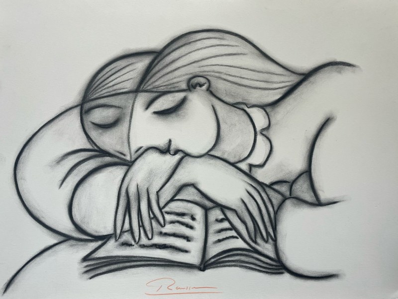 Erik Renssen, Size M | Reading woman, 2025