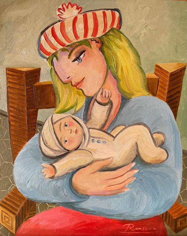 Erik Renssen, Size M | Mother with baby, 2025