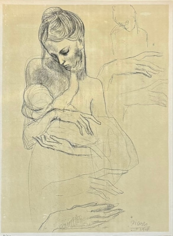 Pablo Picasso, Mother and Child (1904), 1946