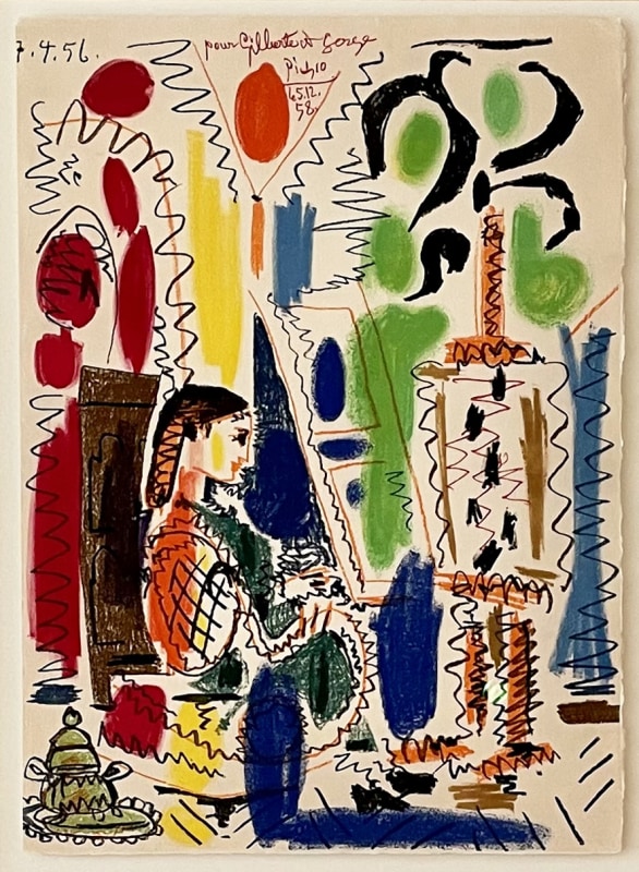 Pablo Picasso, The Cannes studio (second state), 1958