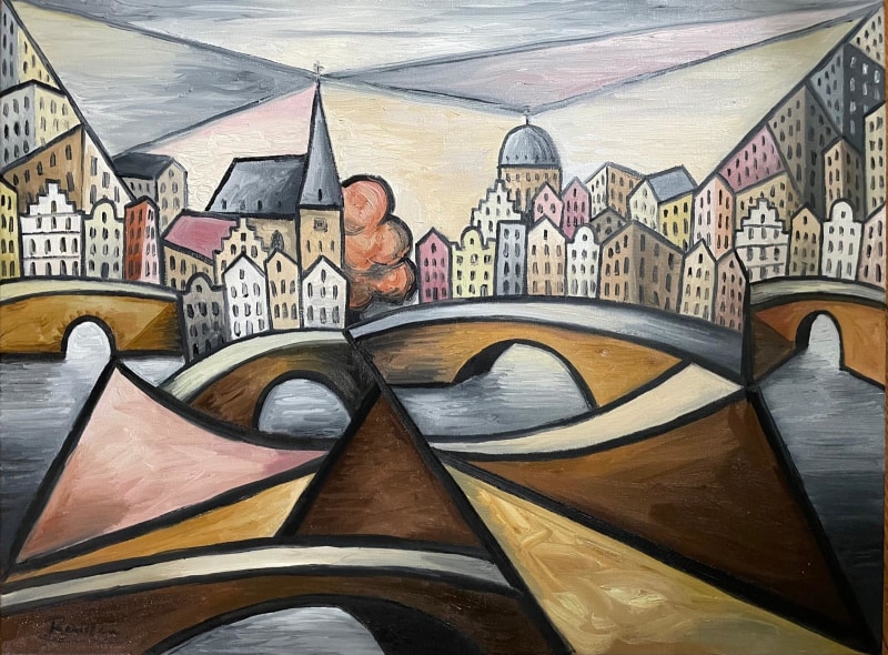Erik Renssen, View on Amsterdam II, 2025