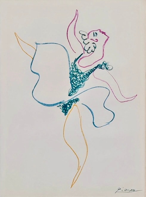 Pablo Picasso, Danseuse, 1954