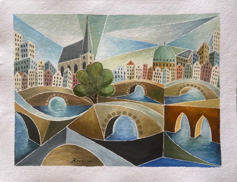 Erik Renssen, Size S | View on Amsterdam II , 2025