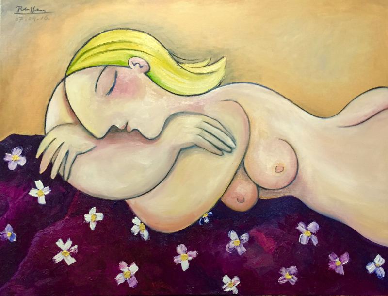 Erik Renssen, Size M | Sleeping nude, 2016