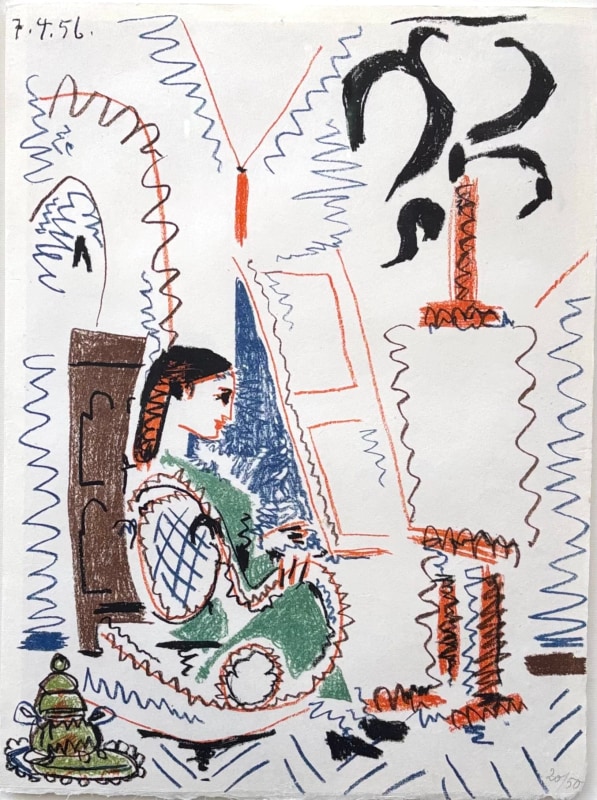 Pablo Picasso, The Cannes Studio | State I, 1956