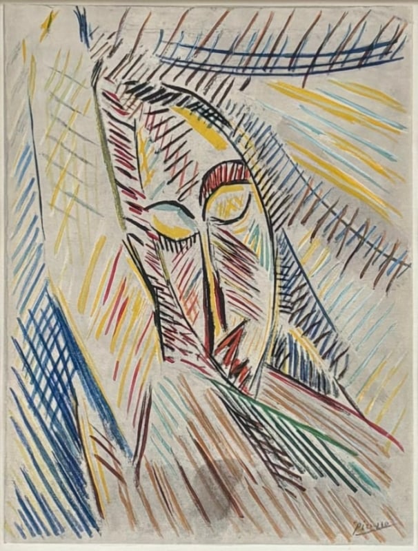 Pablo Picasso, Face (1907), 1955