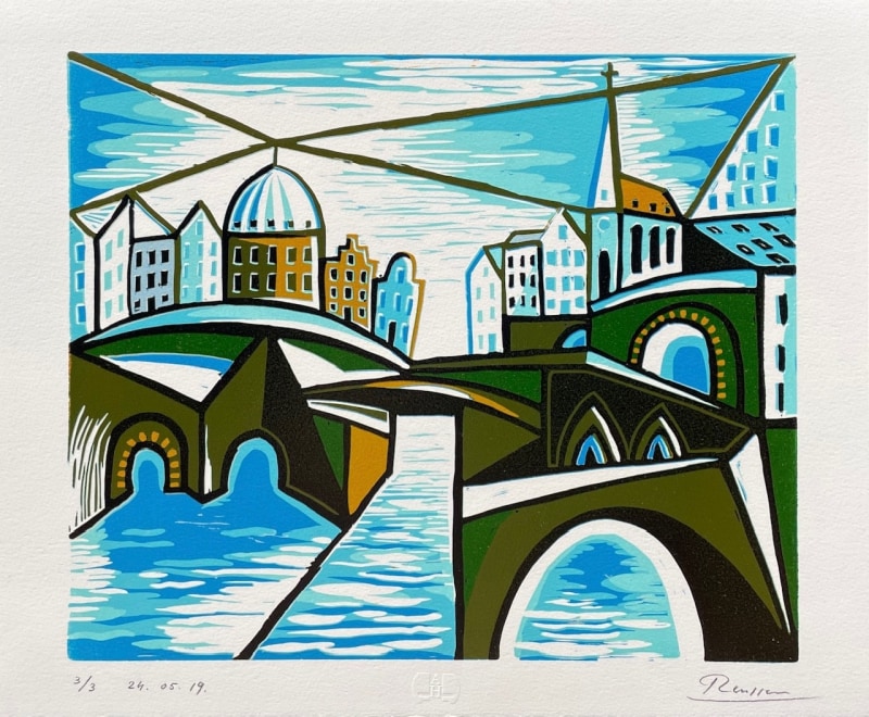 Erik Renssen, View on Amsterdam, 2019