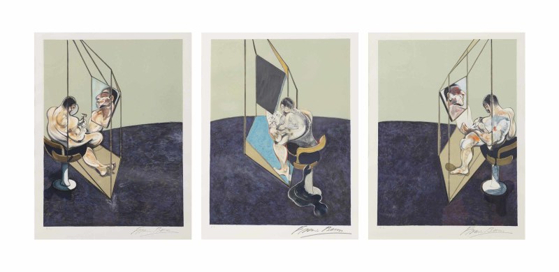 Francis Bacon, Three Studies of the Male Back, 1987