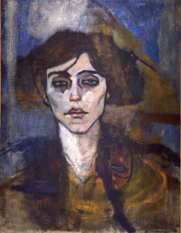 Amedeo Modigliani, Maude Abrantes (verso), 1908