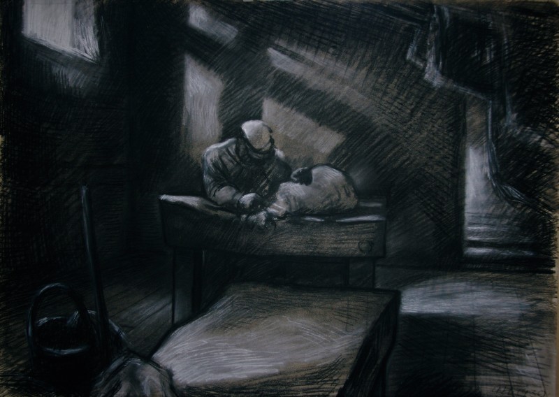 Albert Houthuesen, The Butcher's Cellar, 1930