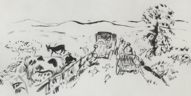 Pierre Bonnard, Animal Life on the Roads, 1905