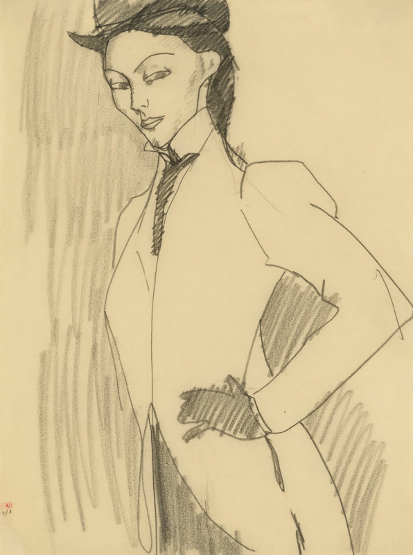 Amedeo Modigliani, Study for "The Amazon", 1909