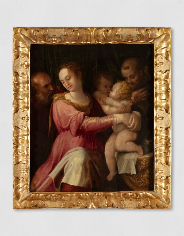 Prospero Fontana, Sacra Famiglia con san Giovannino e san Francesco