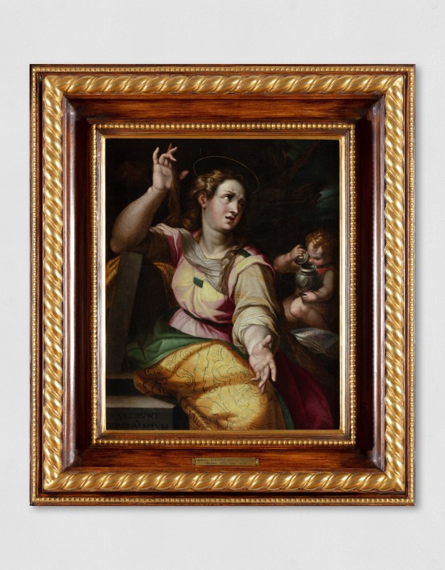 Lorenzo Sabatini, Maddalena al sepolcro, 1566-1570