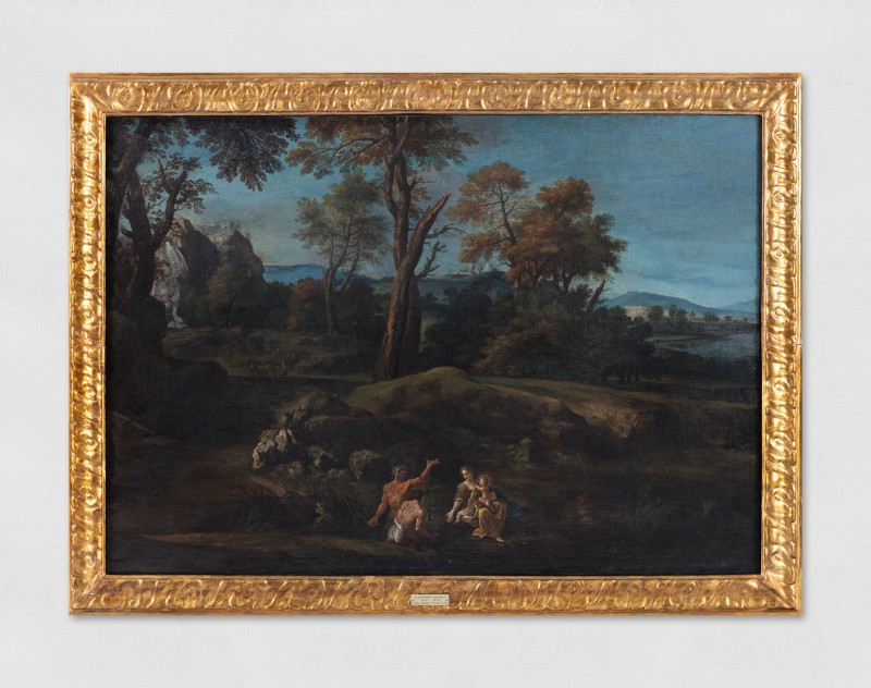 Gaspard Dughet, Latona trasforma i contadini in rane