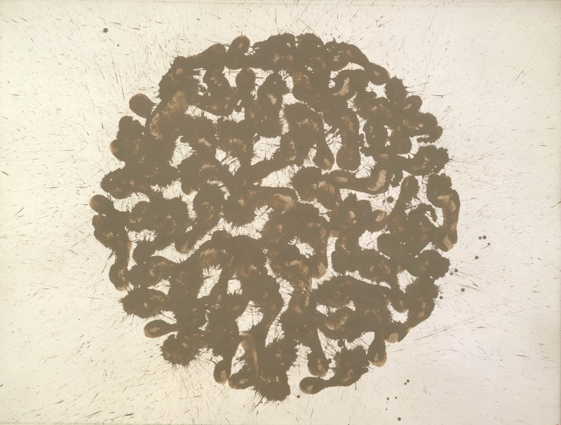 Richard Long, ohne Titel (Fußabdrücke), 1987