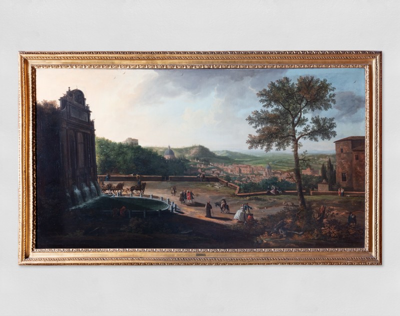 Thomas Patch, La fontana dell'Acqua Paola al Gianicolo