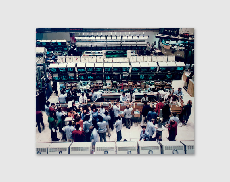 Andreas Gursky, New York, stock exchange, 1991