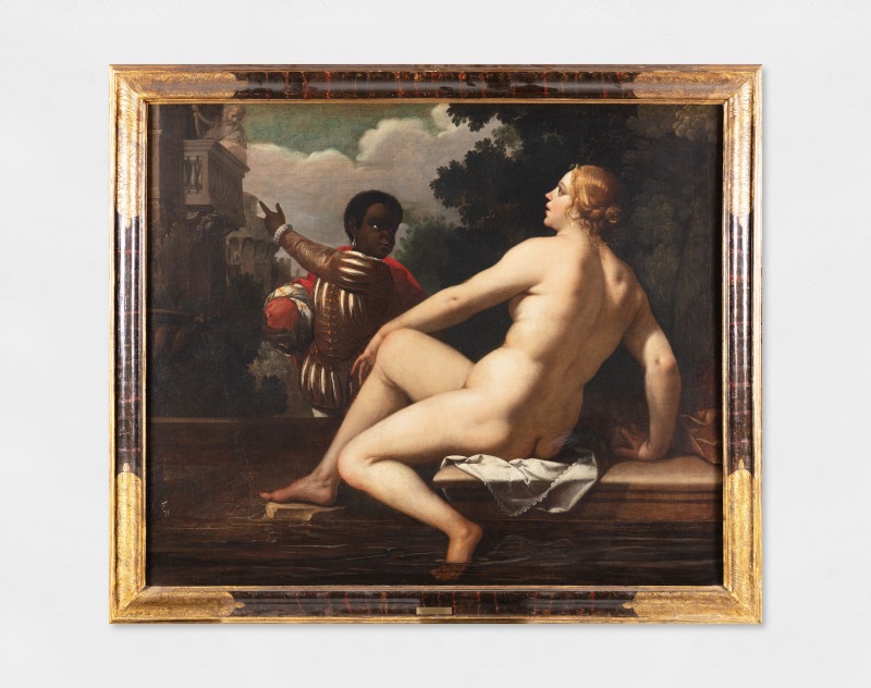 Roman School XVII Century, David e Betsabea