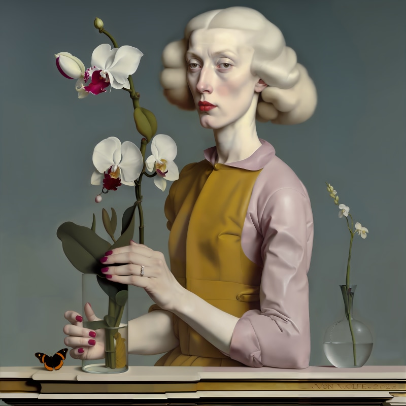 Von Wolfe, Elegy in Bloom, 2023