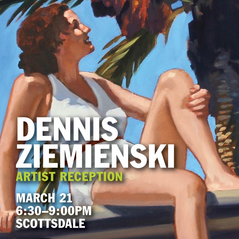 Dennis Ziemienski, Poolside , Meet the Artist