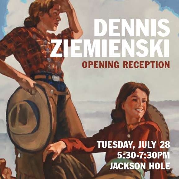 Dennis Ziemienski Opening Reception, Wyoming Postcard