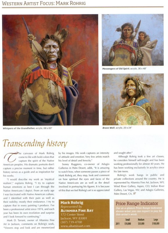 Western Art Focus: Mark Rohrig