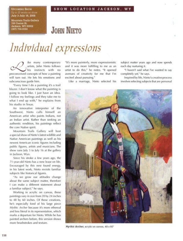 Individual Expressions: John Nieto