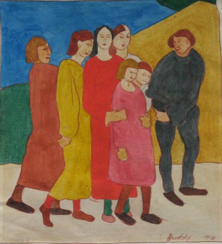 Horace Brodzky (1885-1969)Family Group, 1916