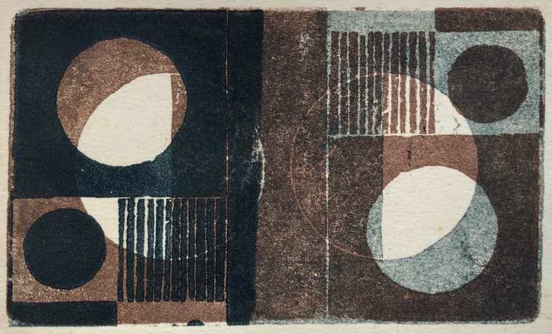 John Wells, Abstract Composition, 1969