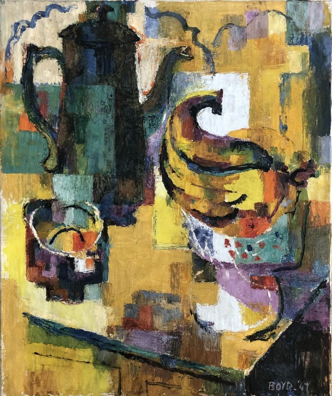 Margaret Boyd, Still Life with Coffee Pot, 1947