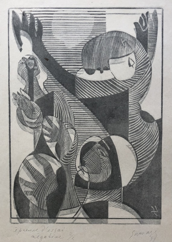 Léopold Survage, Composition (negative), 1934