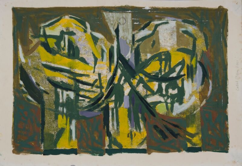 Kenneth Lauder (1916-2004)Phoenix Yellow Green Version, 1960