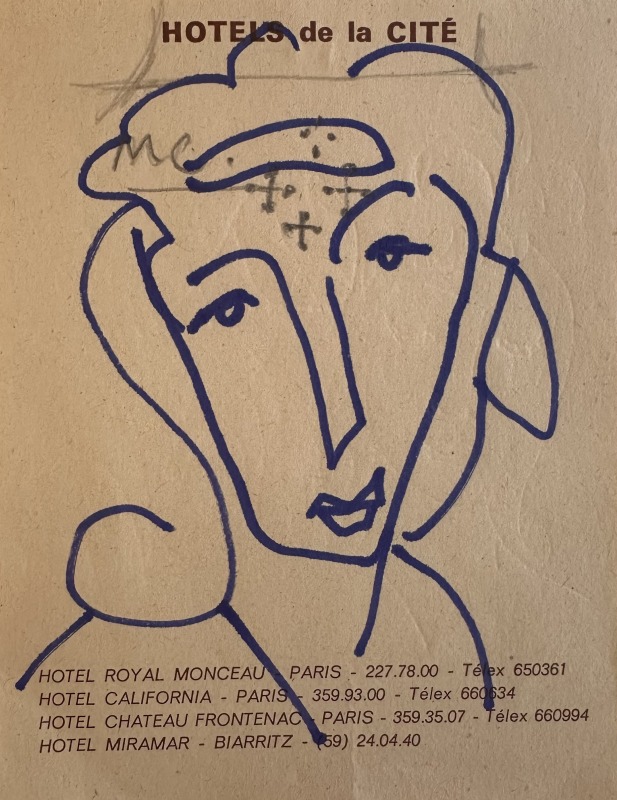 Edward Wolfe, Biarritz Portrait, c. 1950s