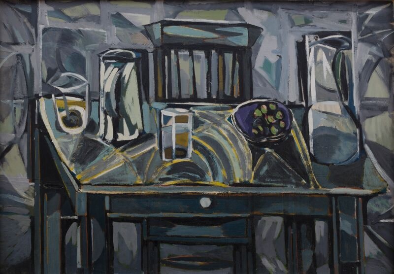 Kenneth Lauder (1916-2004)The Grey Table, 1956