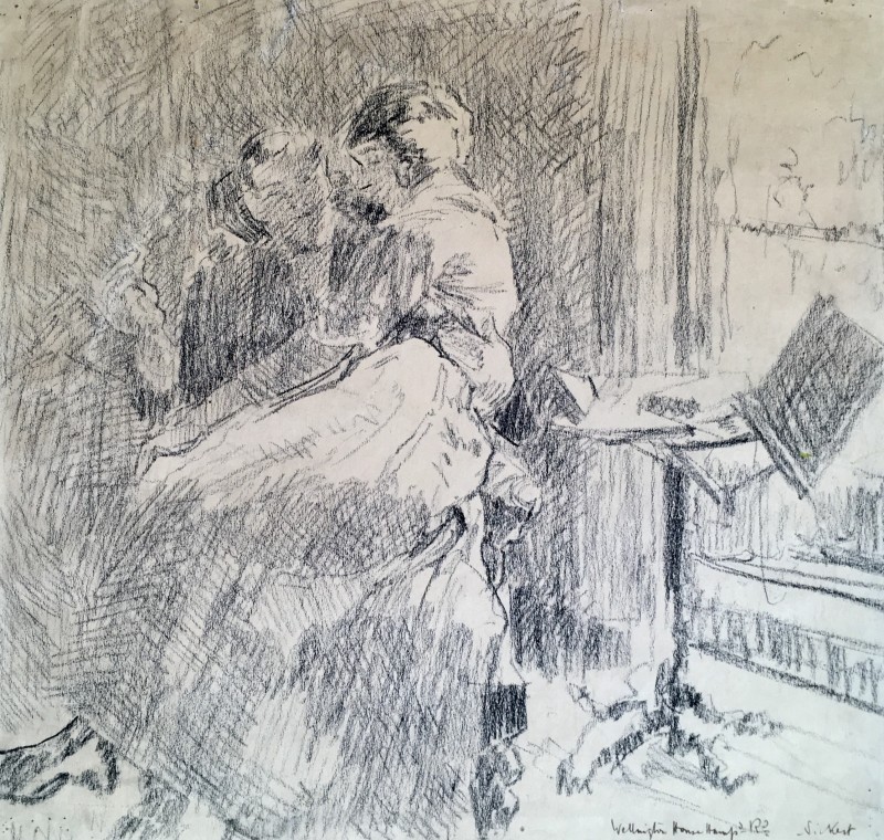 Walter Sickert (1860-1942)Femme de lettres, 1913/14