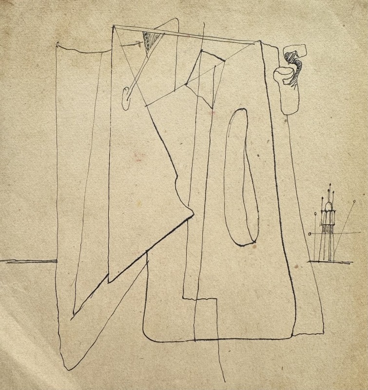 William Crosbie, Surrealist Composition, c. 1938