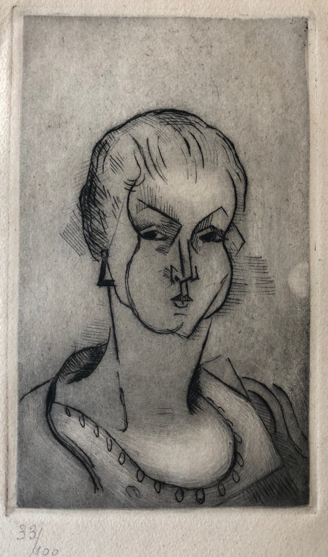 Jean Metzinger, Buste de femme, 1911