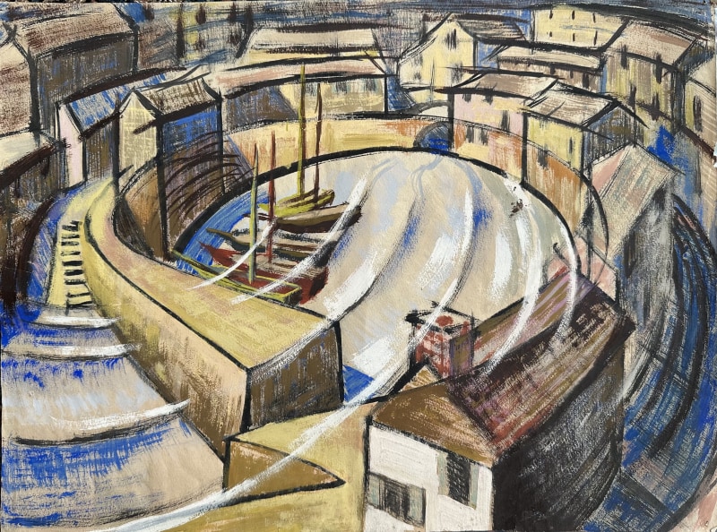 Frederick Roberts Johnson, Polperro Harbour , c. 1928