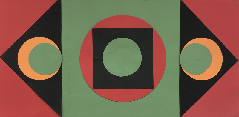 Lucienne Olivieri, Triptych Composition, 1970